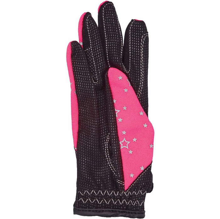 Harry Hall Childrens Roxby Reflective Gloves Pink
